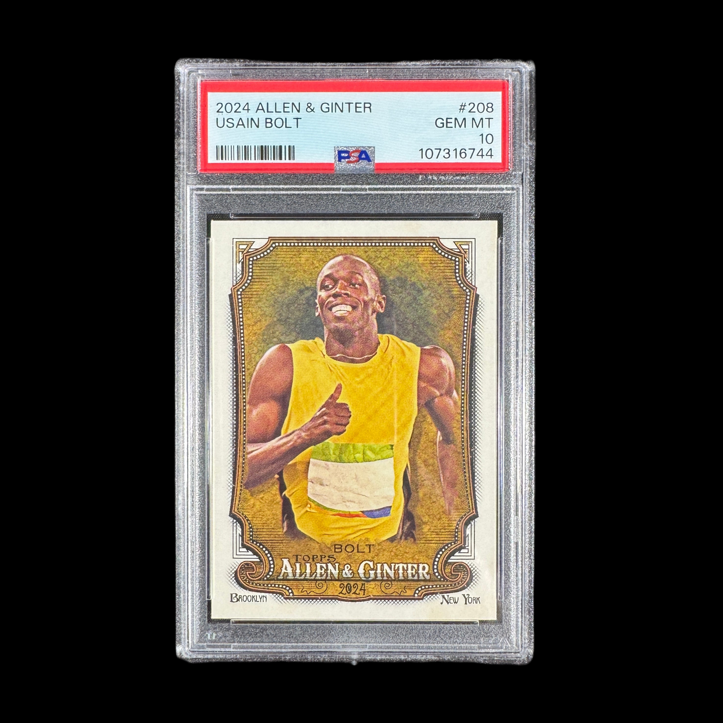 2024 Usain Bolt Allen & Ginter PSA 10