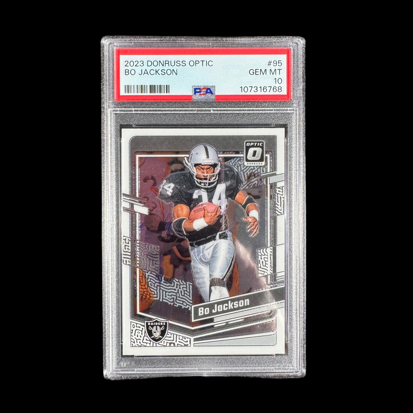 2023 Bo Jackson Donruss Optic PSA 10
