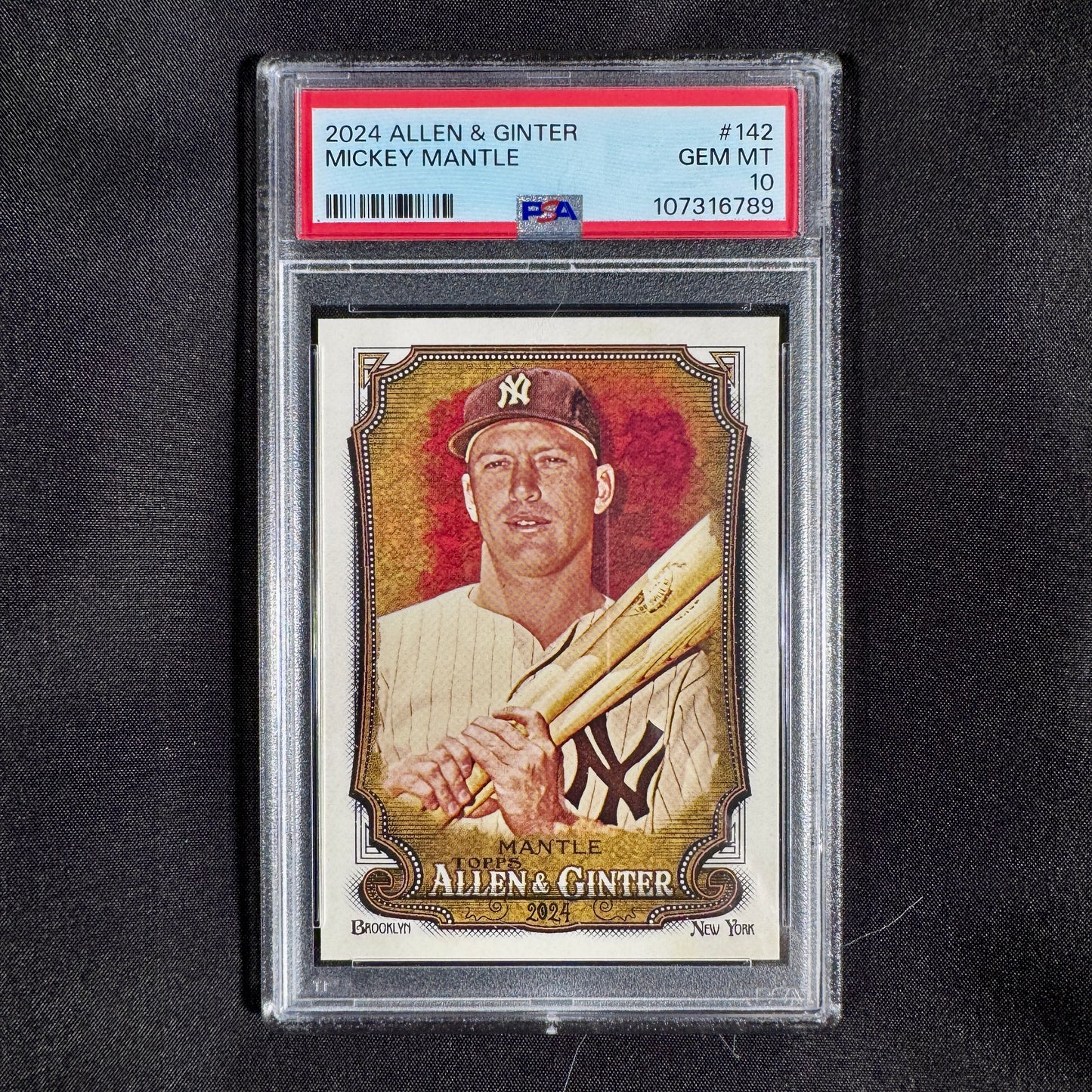 2024 Micky Mantle Allen & Ginter PSA 10