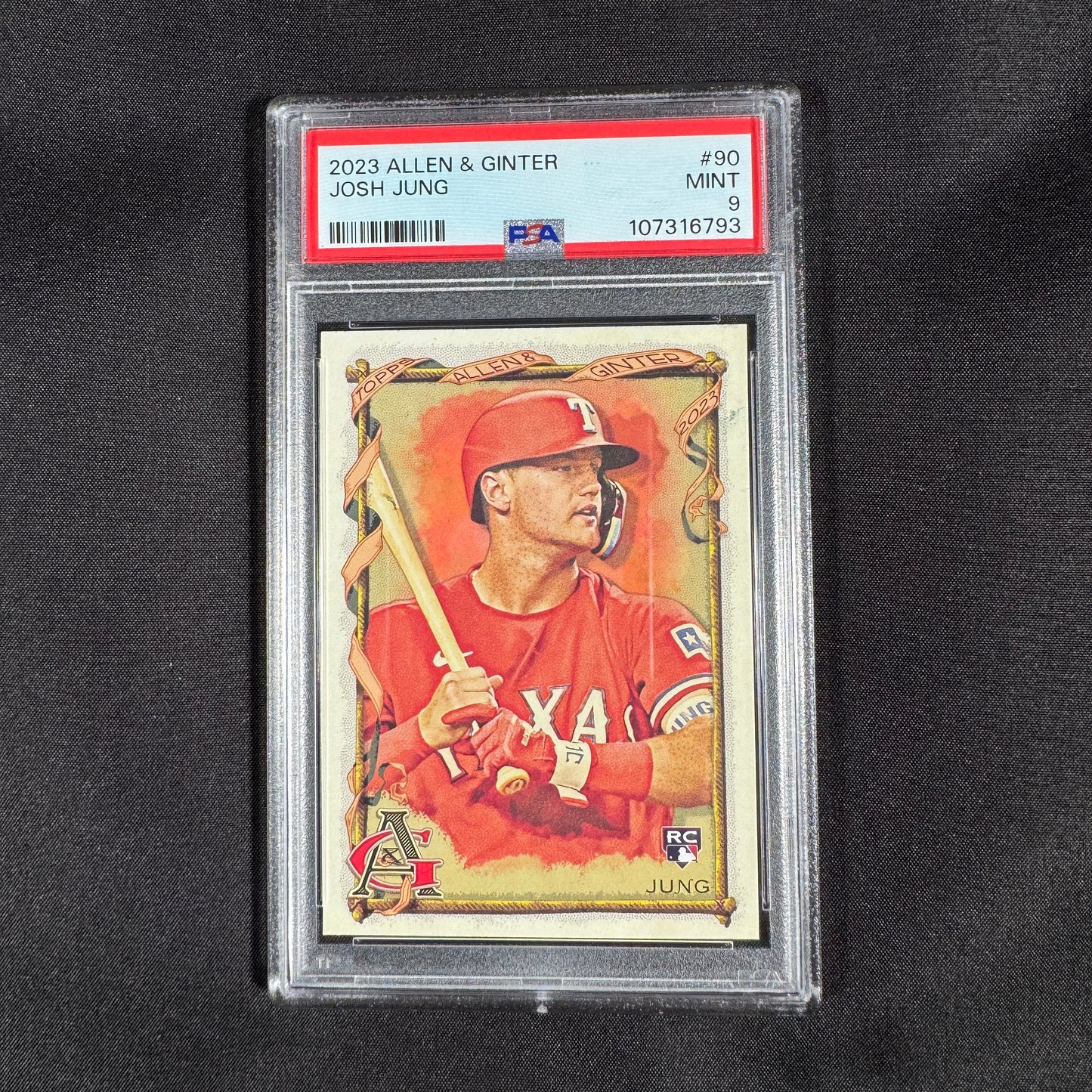 2023 Josh Jung Allen & Ginter PSA 9