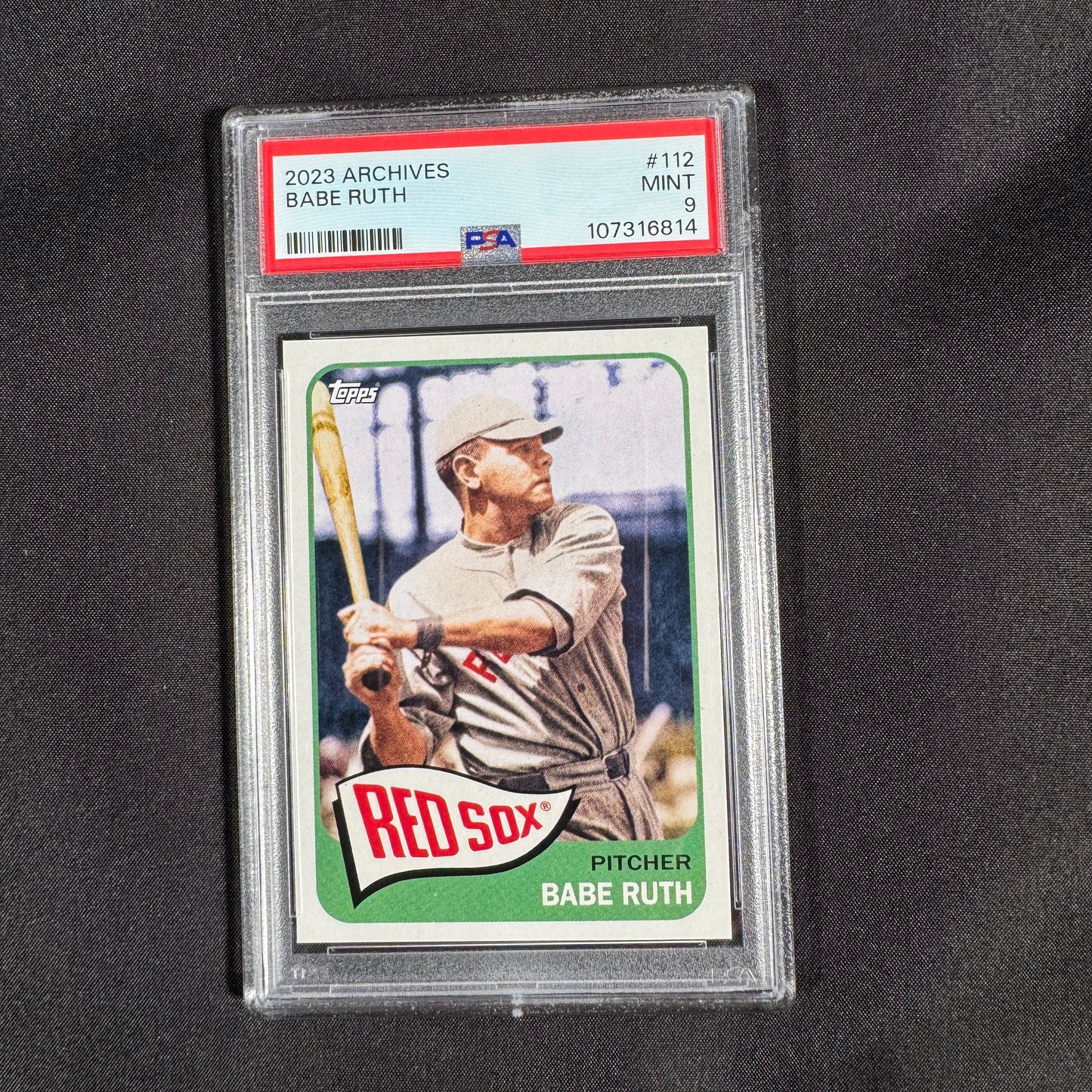 2023 Babe Ruth Archives PSA 9