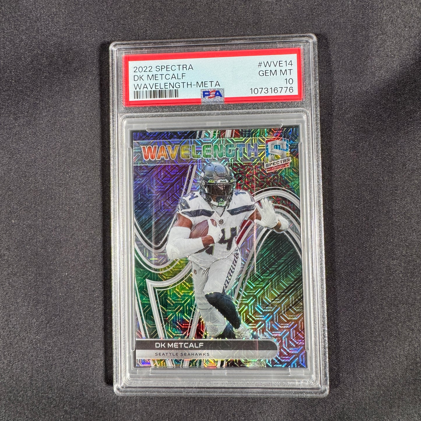 2022 DK Metcalf Spectra Wavelength-Meta PSA 10