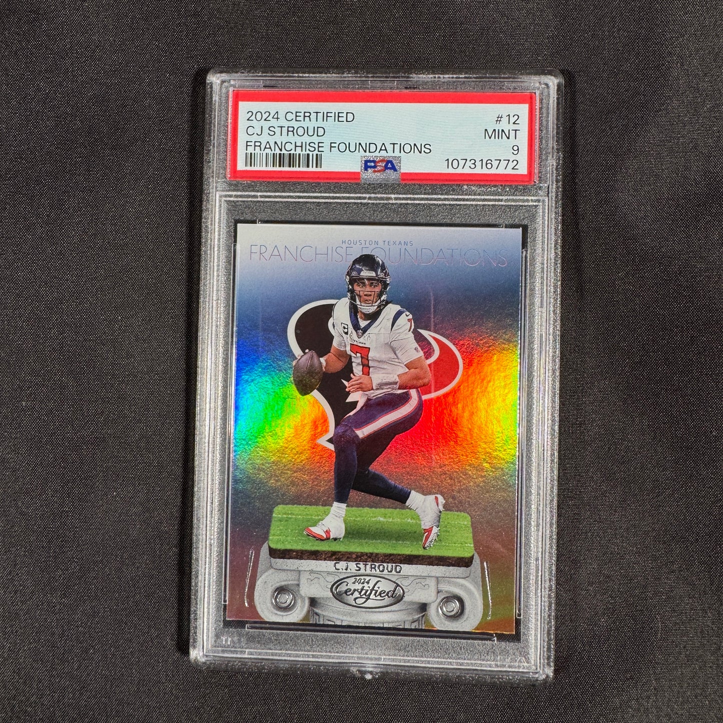 2024 CJ Stroud Certified Franchise Foundations PSA 9