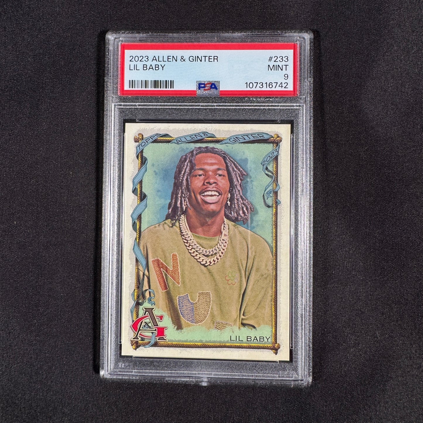 2023 Lil Baby Allen & Ginter PSA 9