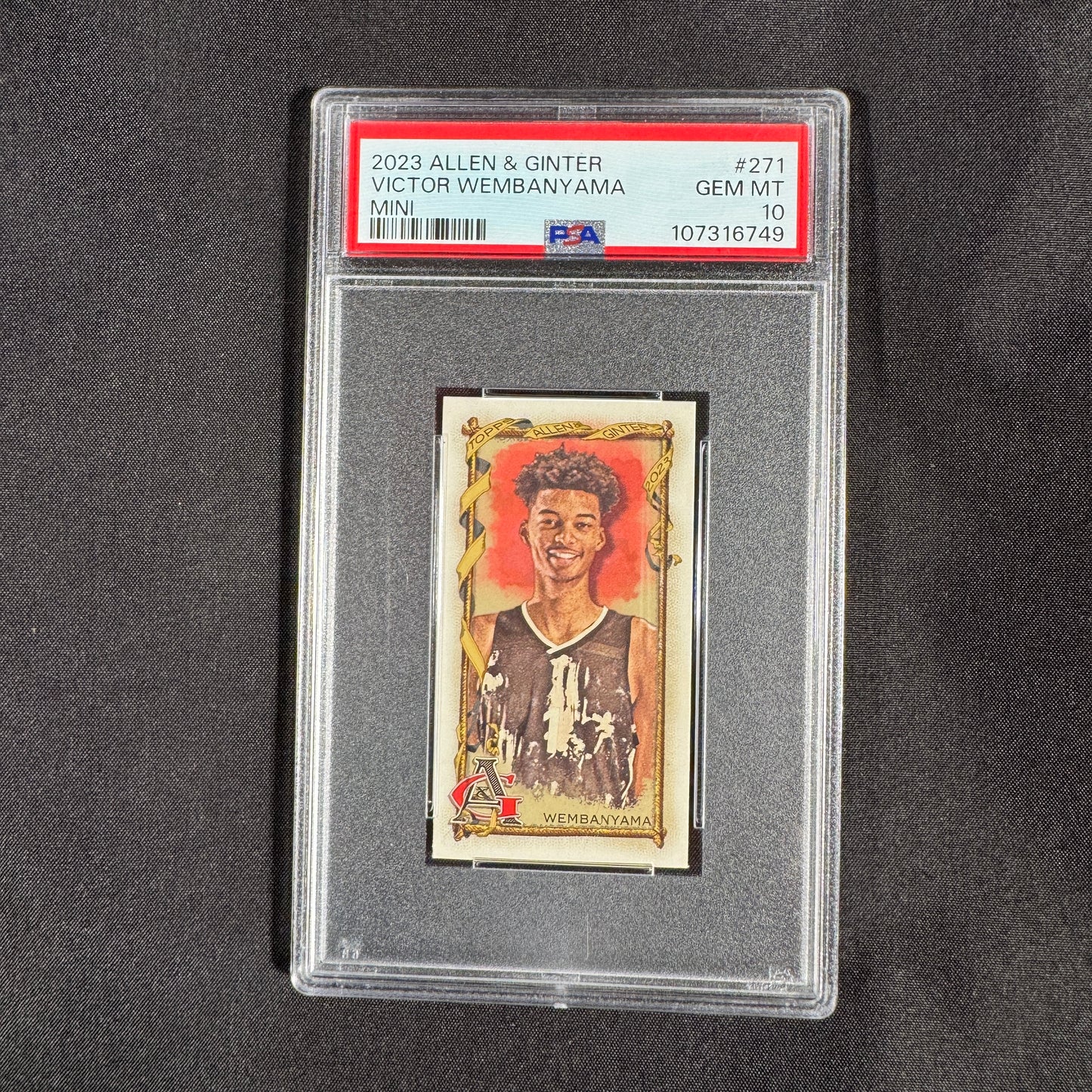 2023 Victor Wembanyama Allen & Ginter Mini PSA 10