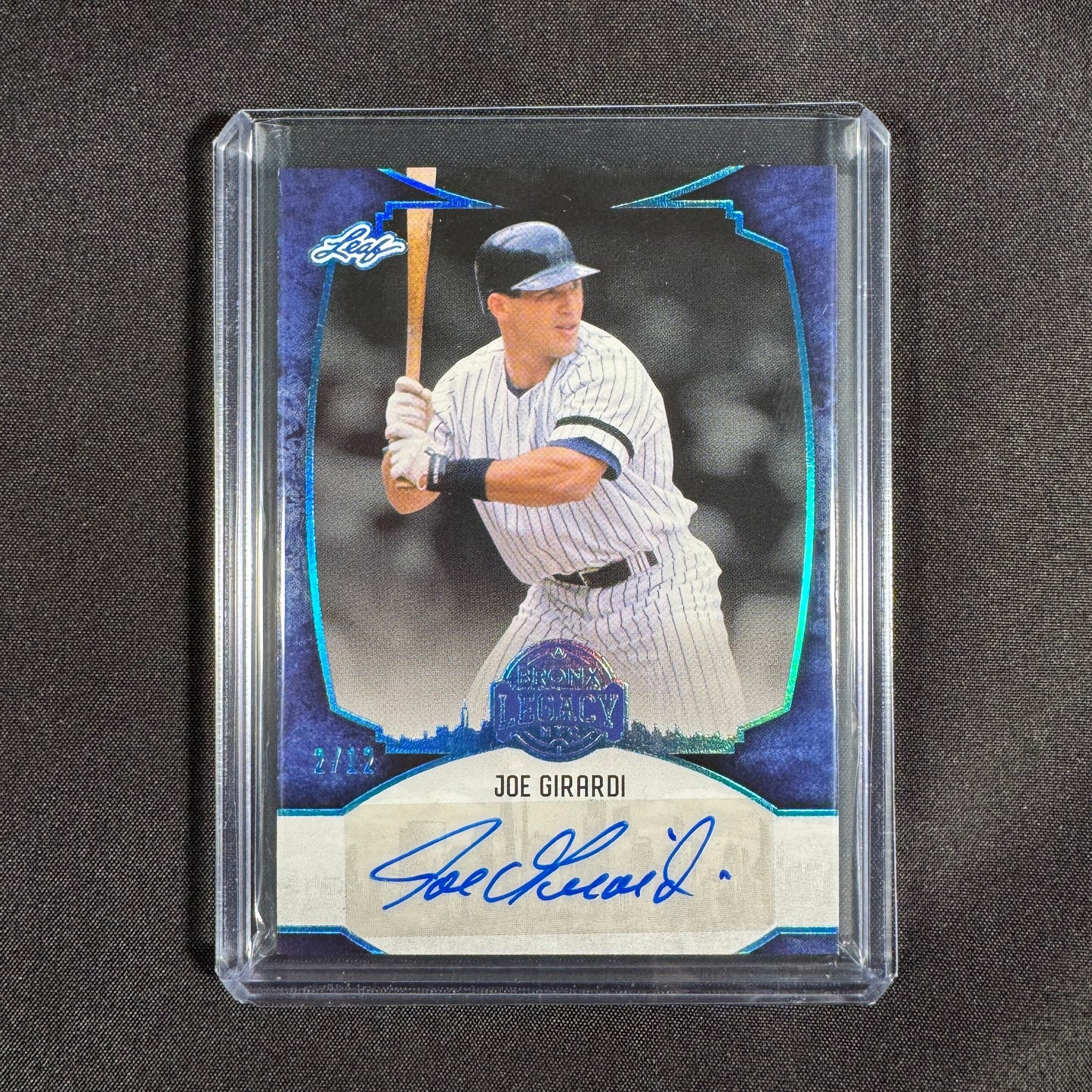 2024 Joe Girardi Leaf Bronx Legacy Auto 2/12