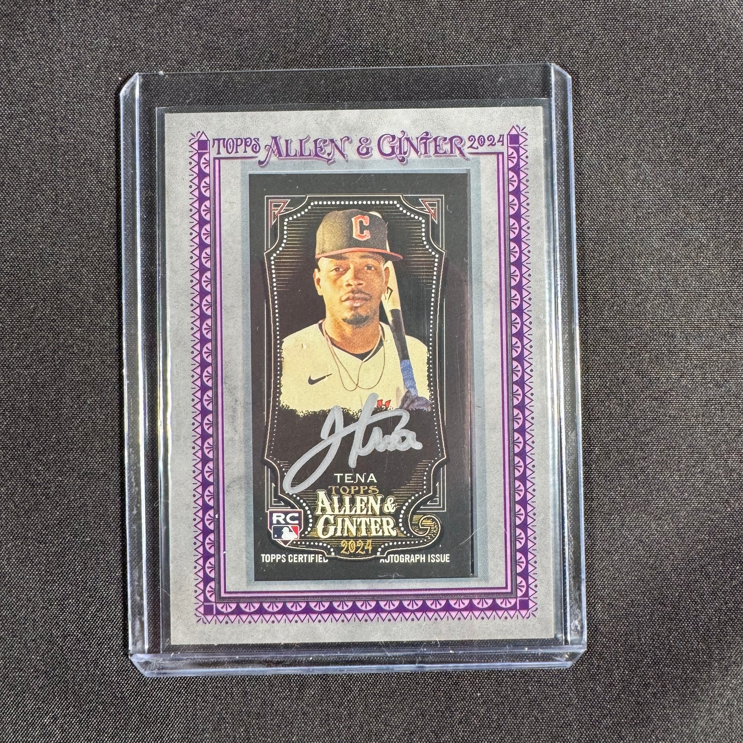 2024 Jose Tena Allen & Ginter BLACK mini auto