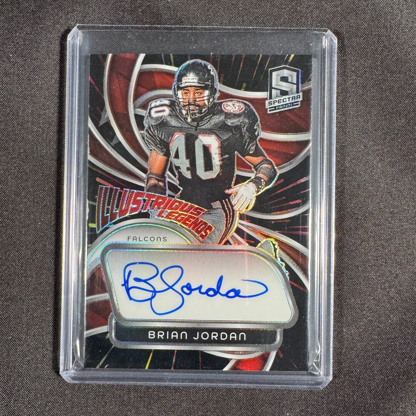 2024 Spectra Brian Jordan Illustrious Legends Hyper Prizm