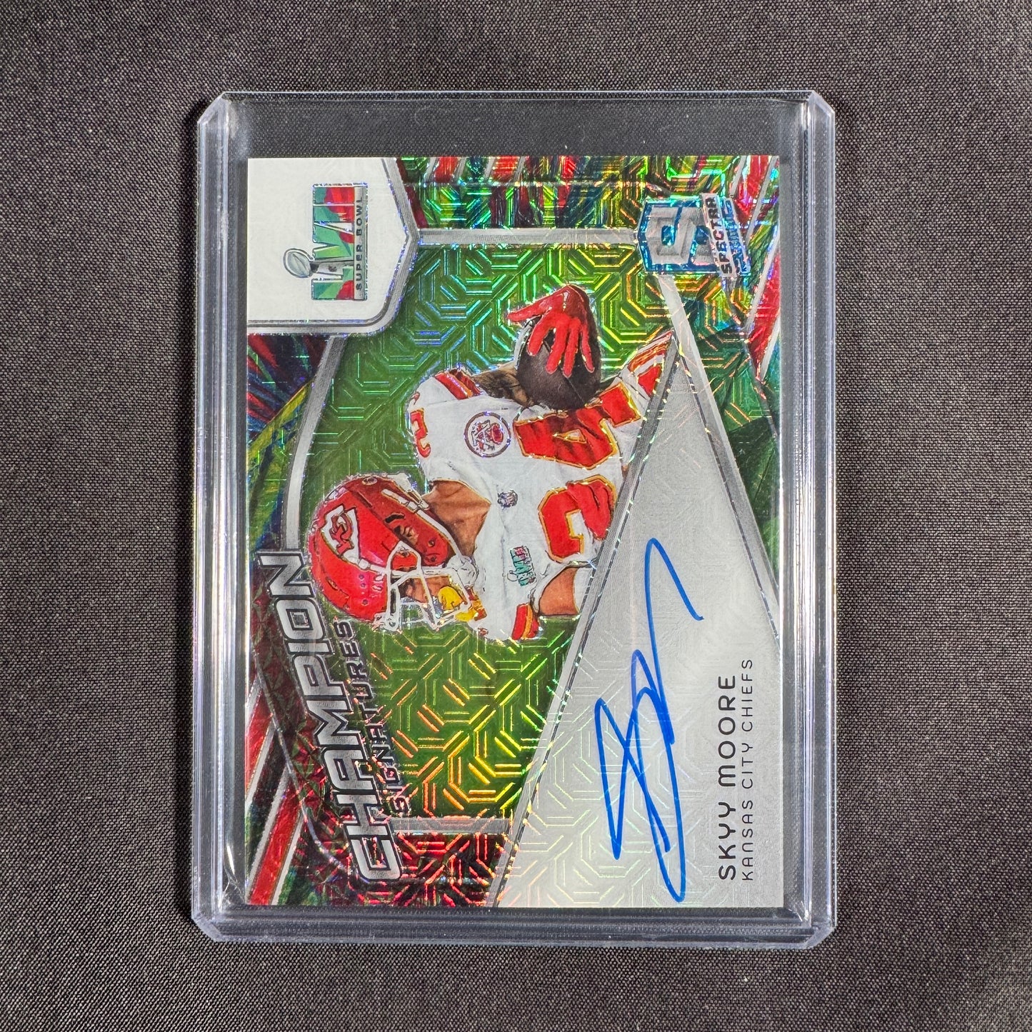 2024 Skyy Moore Panini Spectra Champion Signatures AUTO