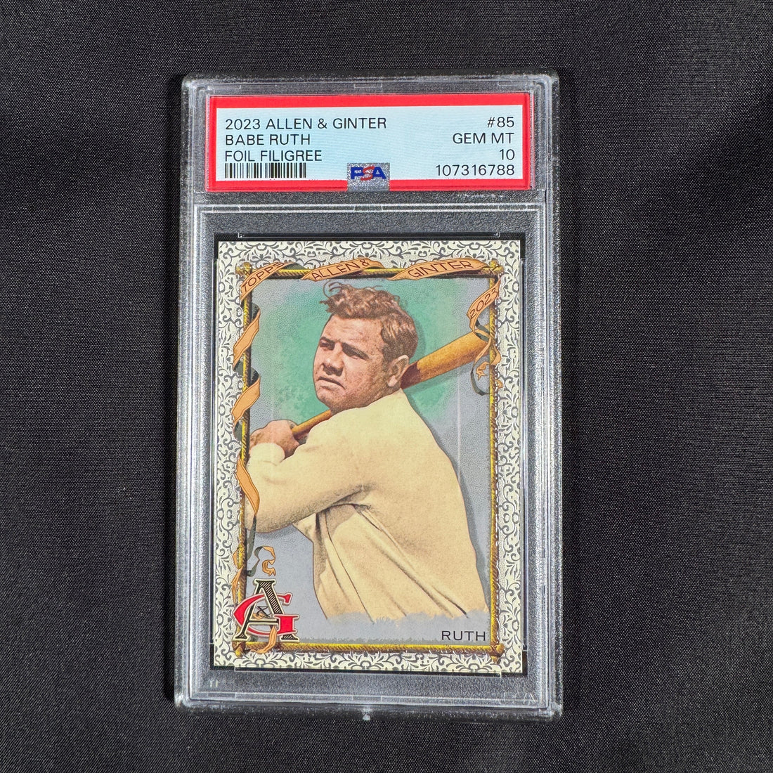 Ripping a Babe Ruth Foil in a Allen & Ginter Pack