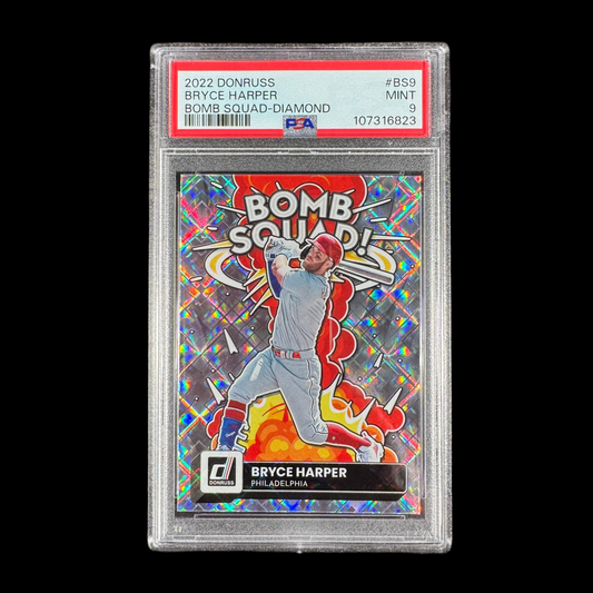 2022 Donruss Bryce Harper PSA 9