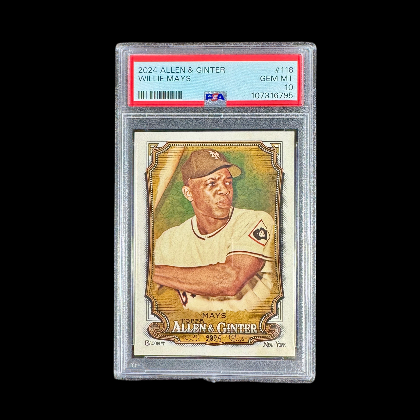 2024 Willie Mays Allen & Ginter PSA 10