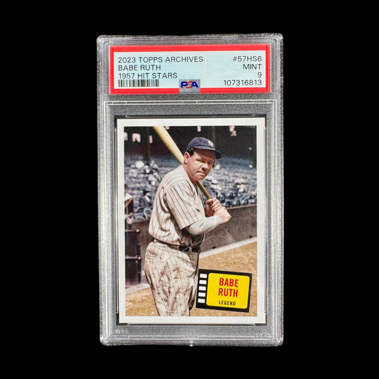 2023 Babe Ruth Topps Archives 1957 Hit Stars PSA 9