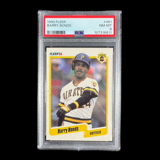 1990 Barry Bonds Fleer PSA 8