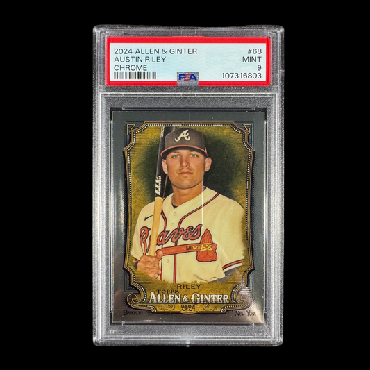 2024 Allen & Ginter Austin Riley Chrome PSA 9