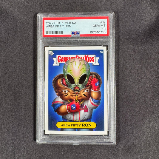 2022 Area Fifty Ron GPKxMLB PSA 10