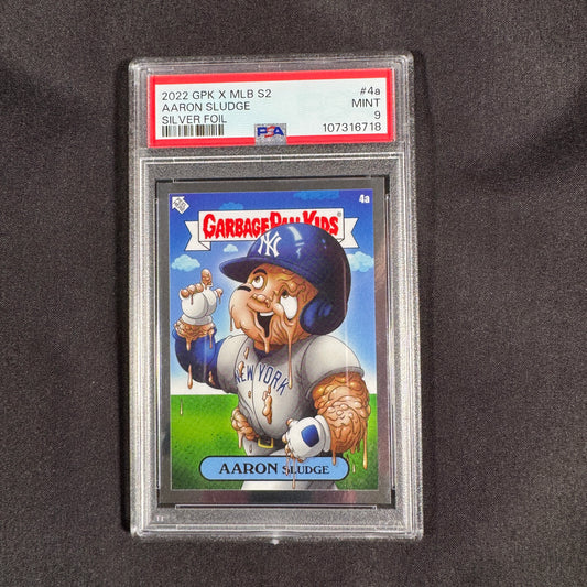 2022 Aaron Sludge GPKxMLB S2 Silver Foil PSA 9
