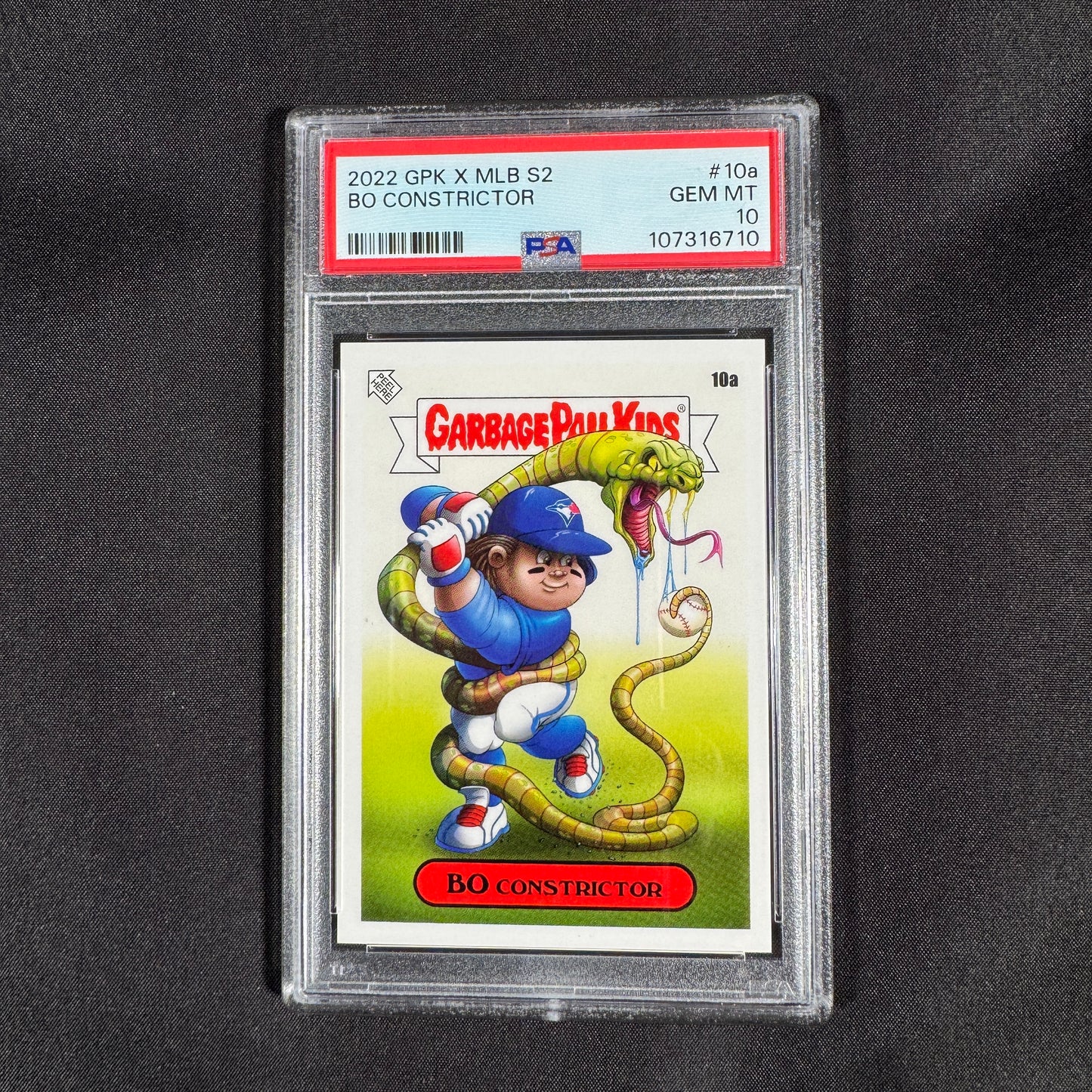 2022 Bo Constrictor GPK x MLB S2 PSA 10