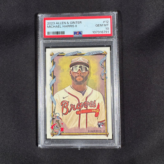 2023 Michael Harris II Allen & Ginter PSA 10