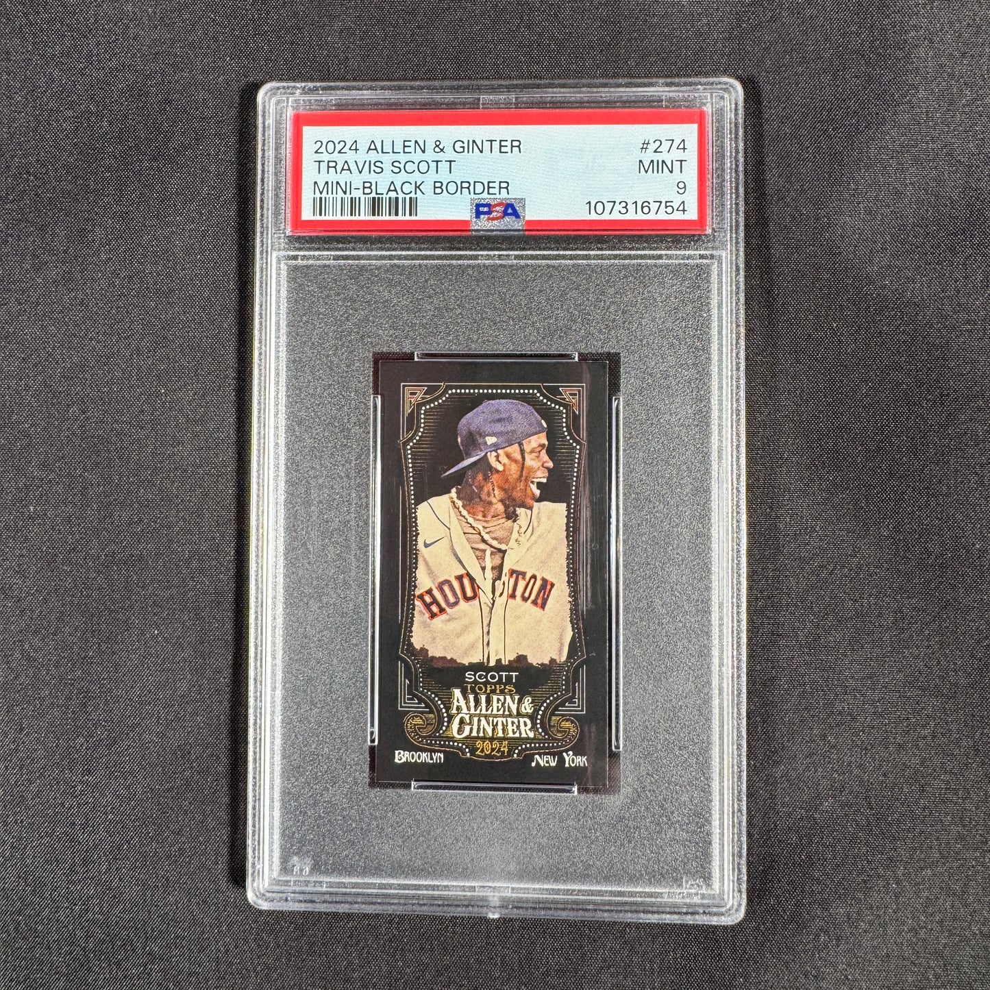 2024 Travis Scott Allen & Ginter Mini Black Border PSA 9