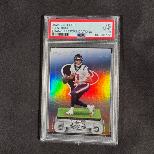 2024 CJ Stroud Certified Franchise Foundations PSA 9
