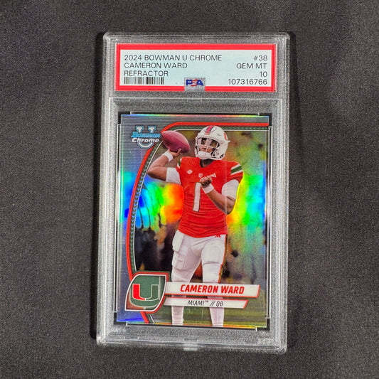 2024 Cameron Ward Boman U Chrome Refractor