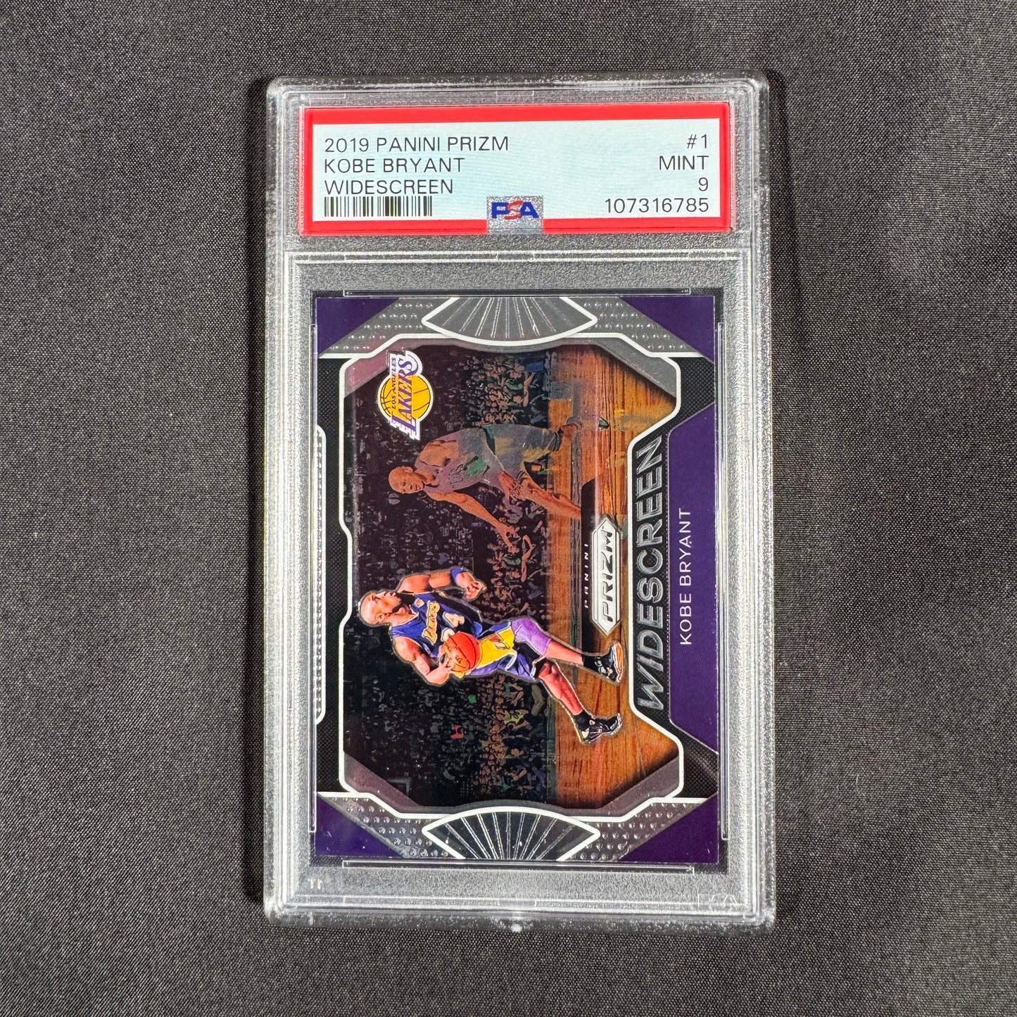 2019 Kobe Bryant Panini Prizm Widescreen PSA 9