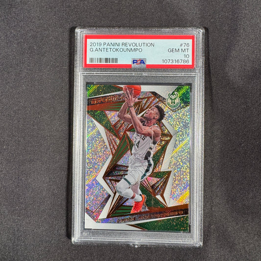 2019 Giannis Antetokounmpo Panini Revolution PSA 10