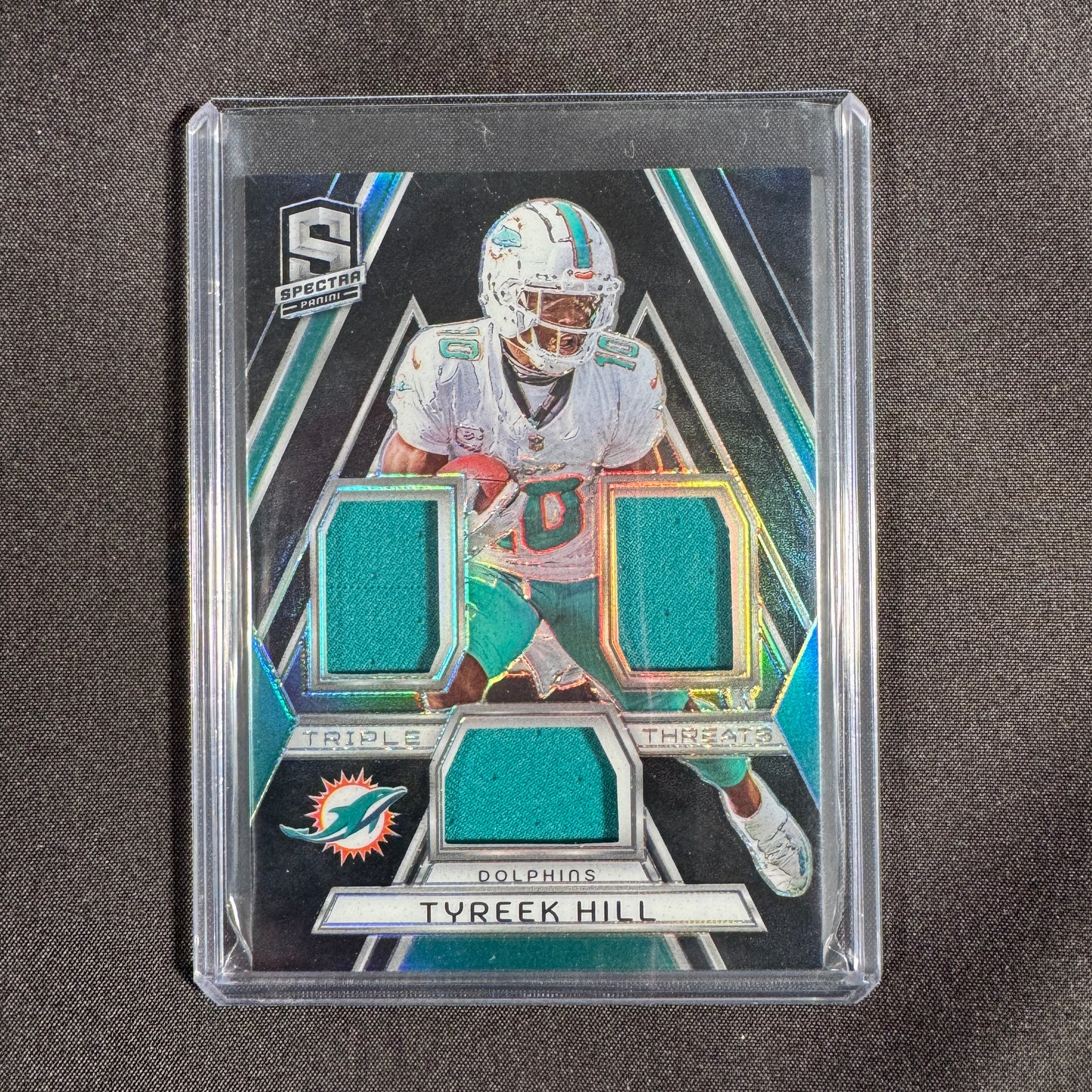 2024 Tyreek Hill Panini Spectra Triple Threats Patch Jersey